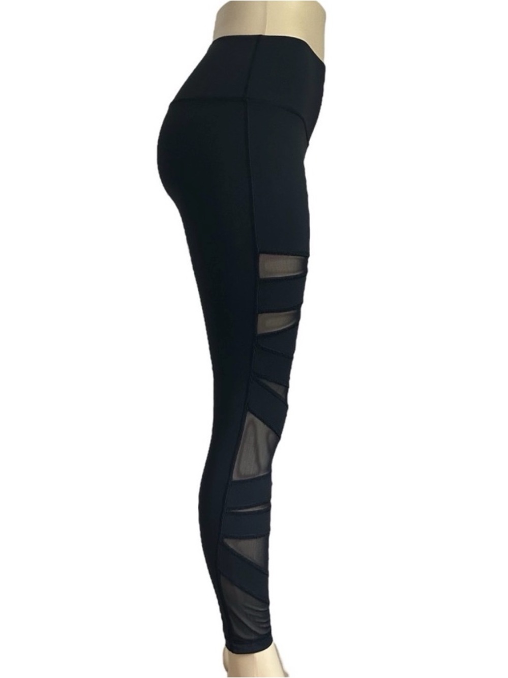 Lululemon High Times Tech Mesh High Rise Bandage Leggings Size 2